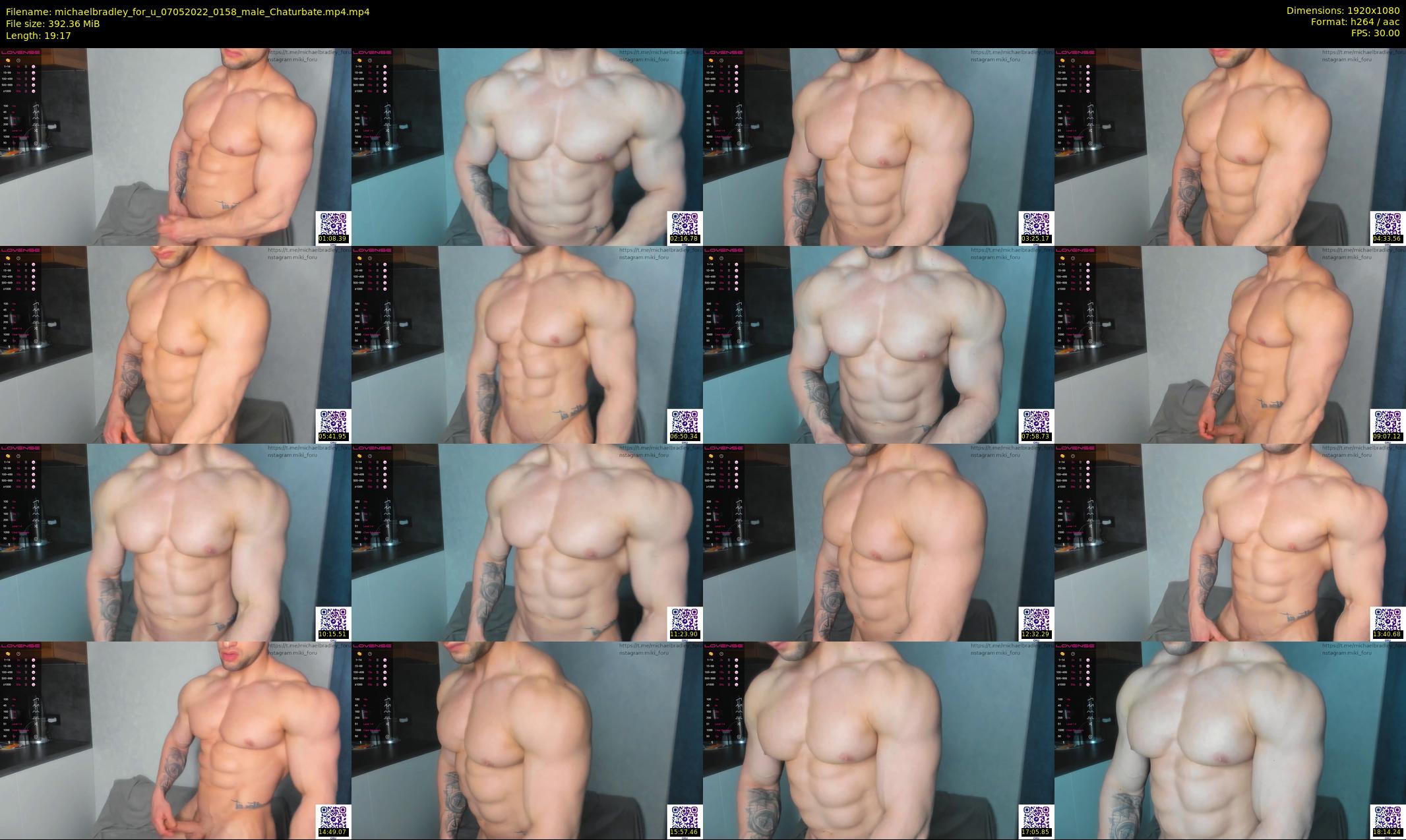 michaelbradley_for_u — 20 minute Chaturbate male cam show recording, 1080p, May 7, 2022