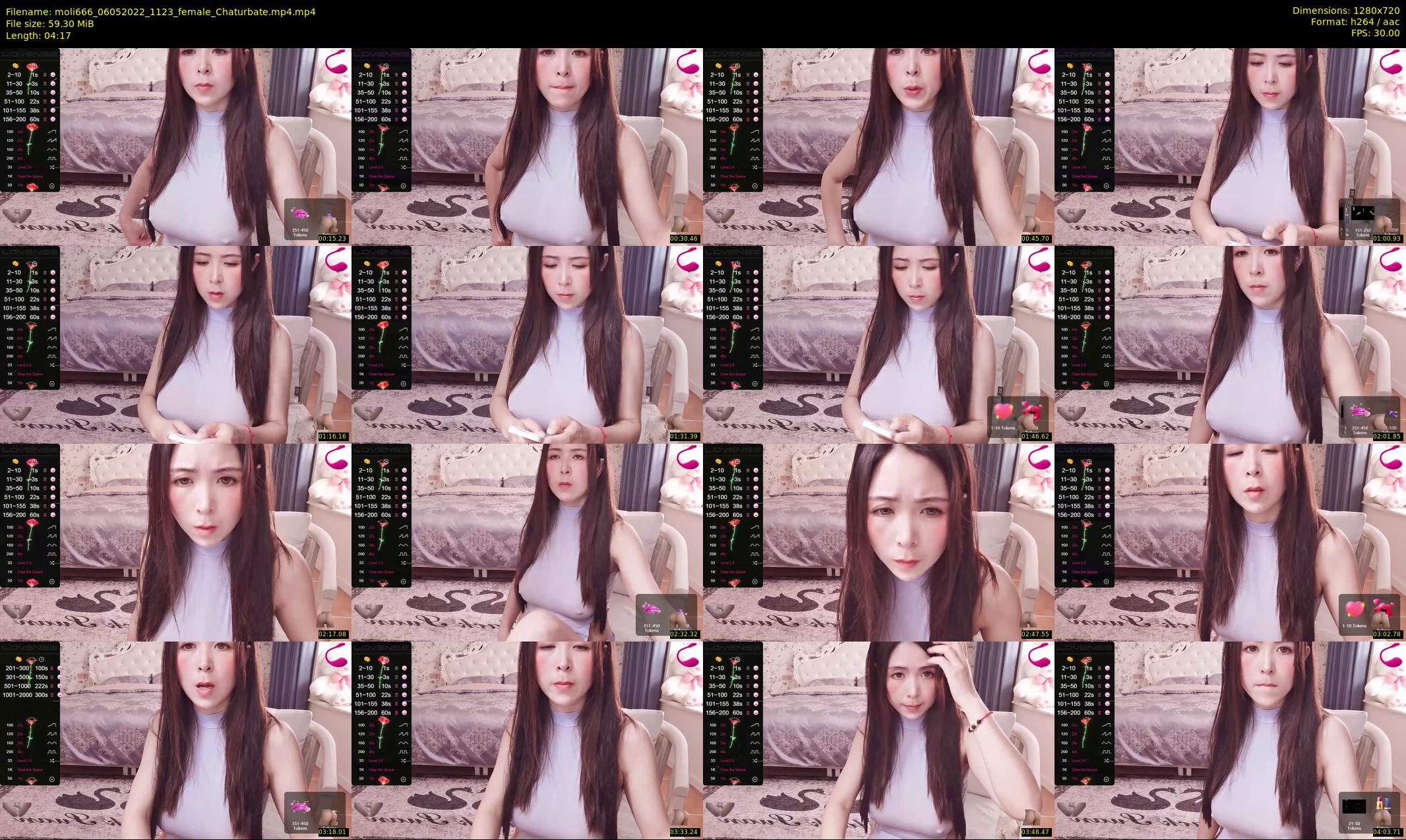 moli666 — 5 minute Chaturbate female cam show recording, 720p, May 6, 2022