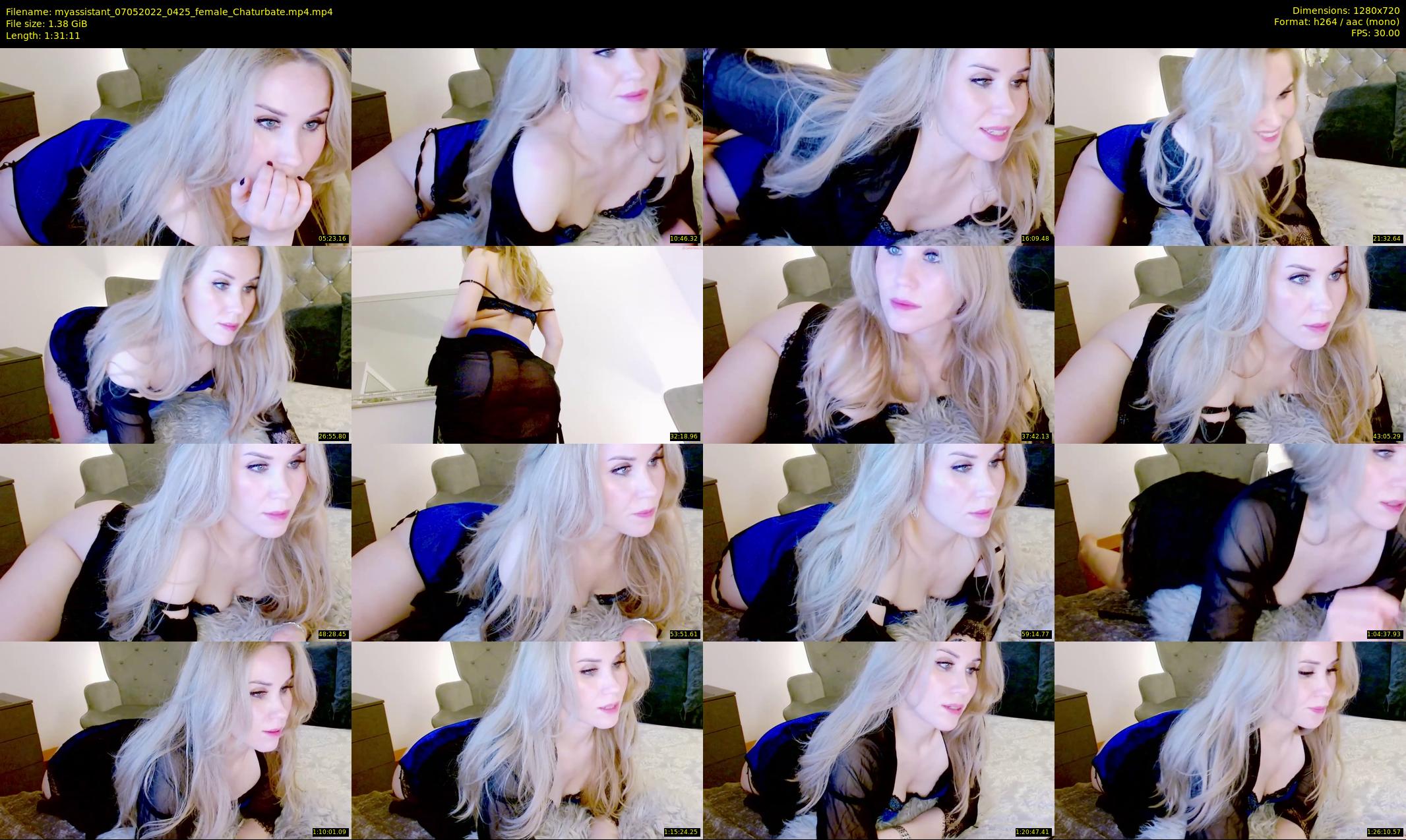 myassistant — 92 minute Chaturbate female cam show recording, 720p, May 7, 2022
