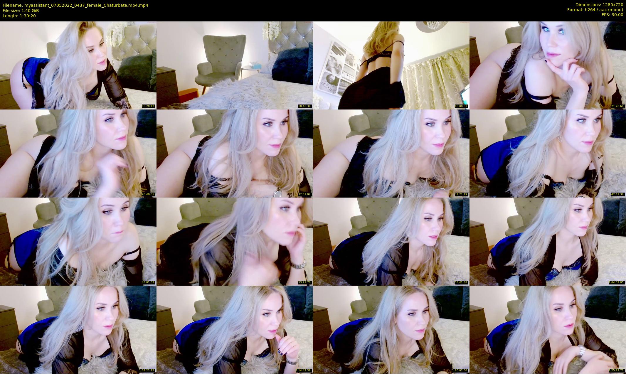 myassistant — 91 minute Chaturbate female cam show recording, 720p, May 7, 2022