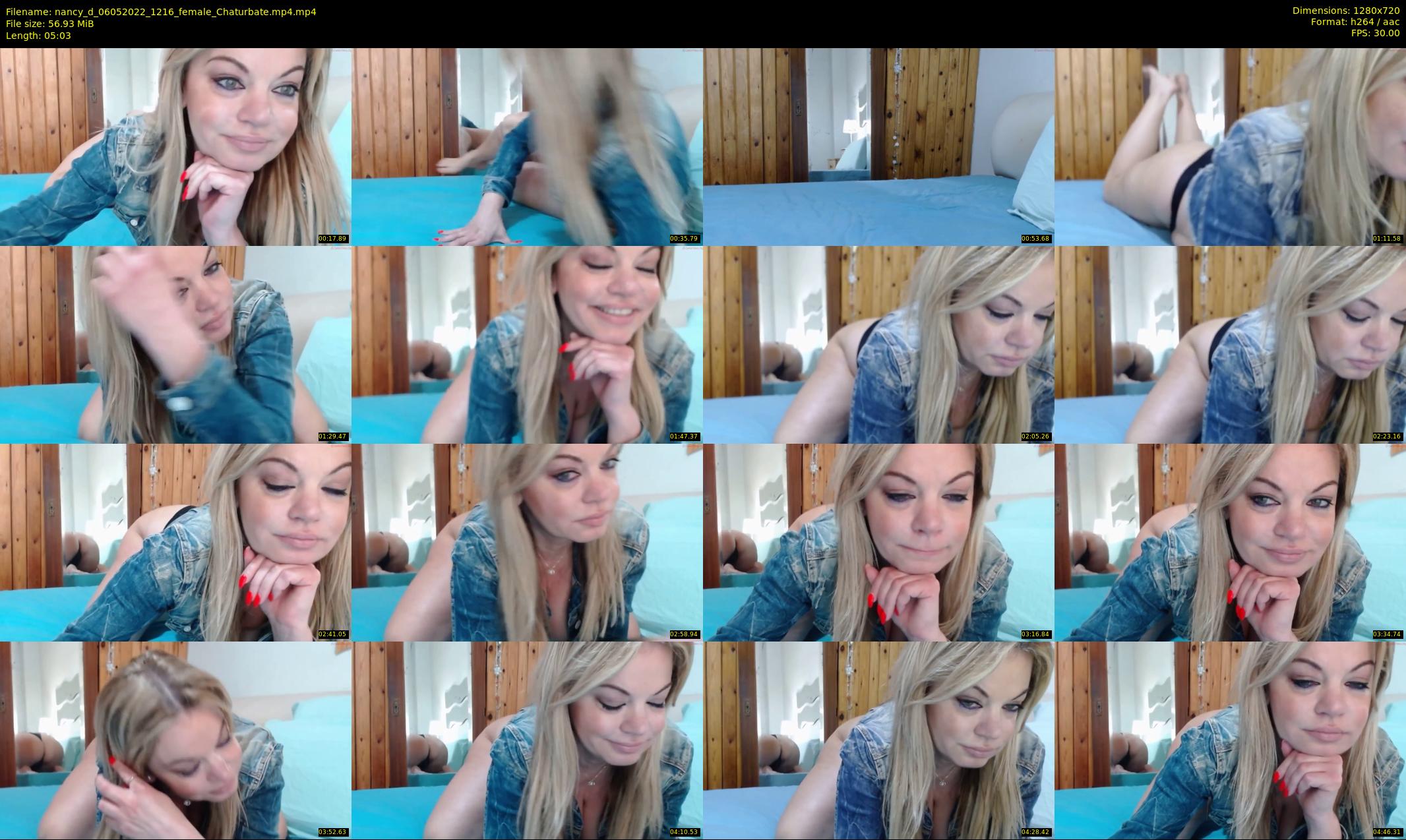 nancy_d — 6 minute Chaturbate female cam show recording, 720p, May 6, 2022