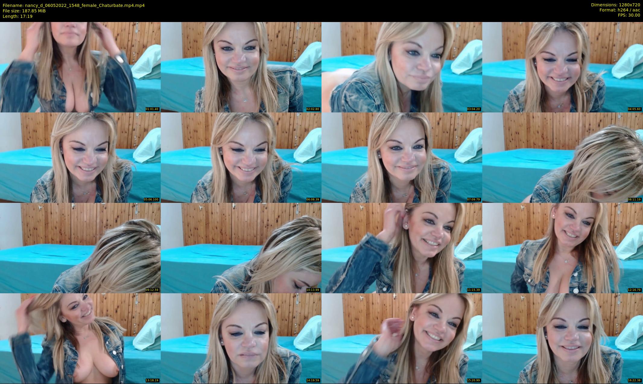 nancy_d — 18 minute Chaturbate female cam show recording, 720p, May 6, 2022
