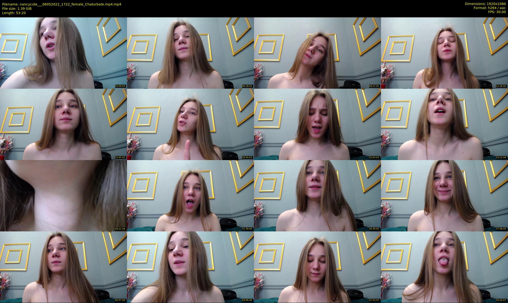 nancycute__ — 54 minute Chaturbate female cam show recording, 1080p, May 6, 2022