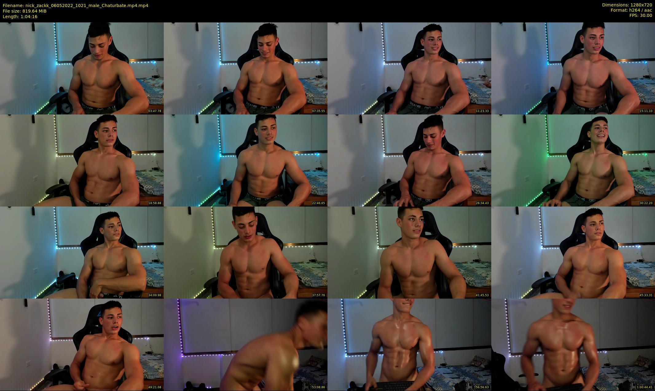 nick_zackk — 65 minute Chaturbate male cam show recording, 720p, May 6, 2022