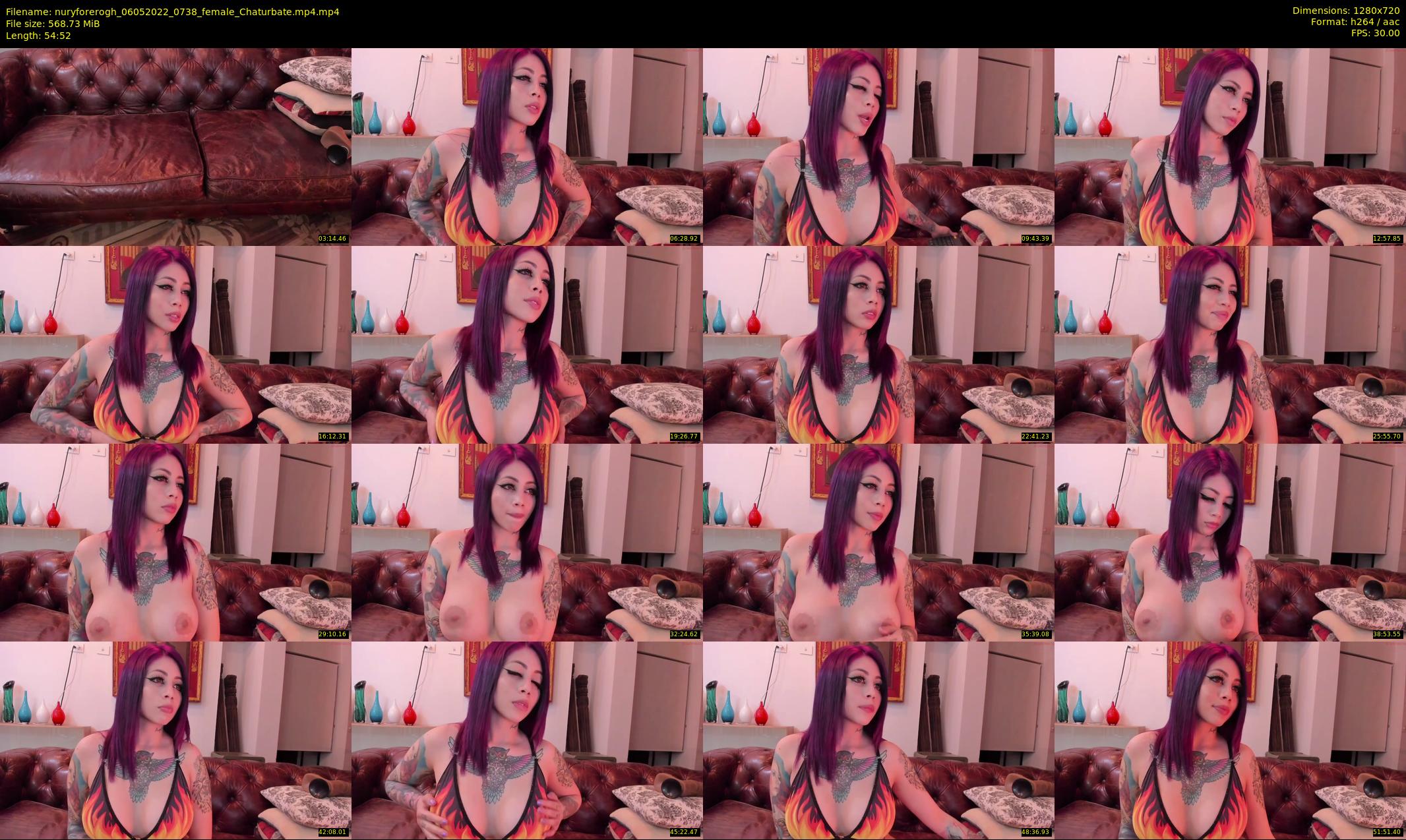 nuryforerogh — 55 minute Chaturbate female cam show recording, 720p, May 6, 2022