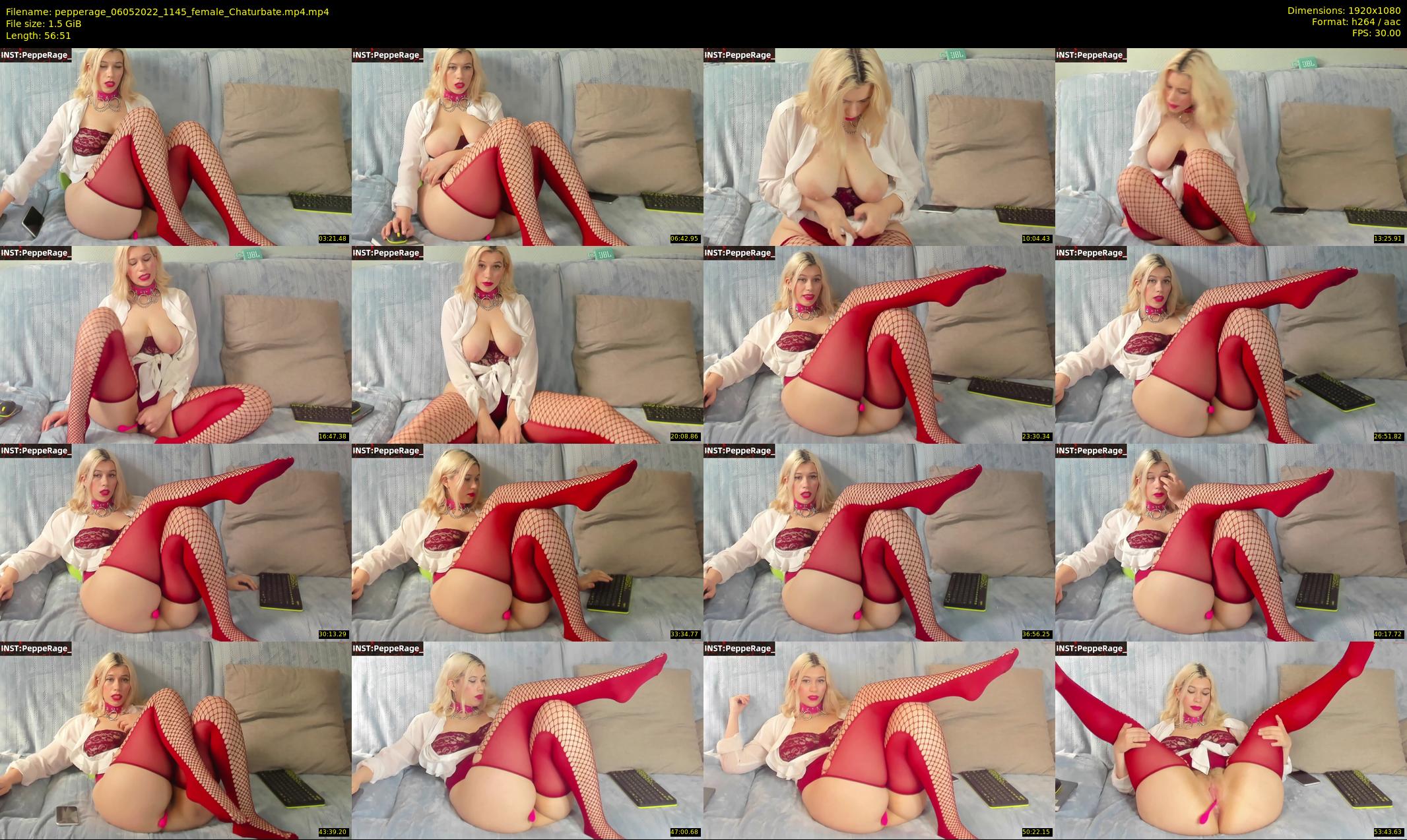 pepperage — 57 minute Chaturbate female cam show recording, 1080p, May 6, 2022