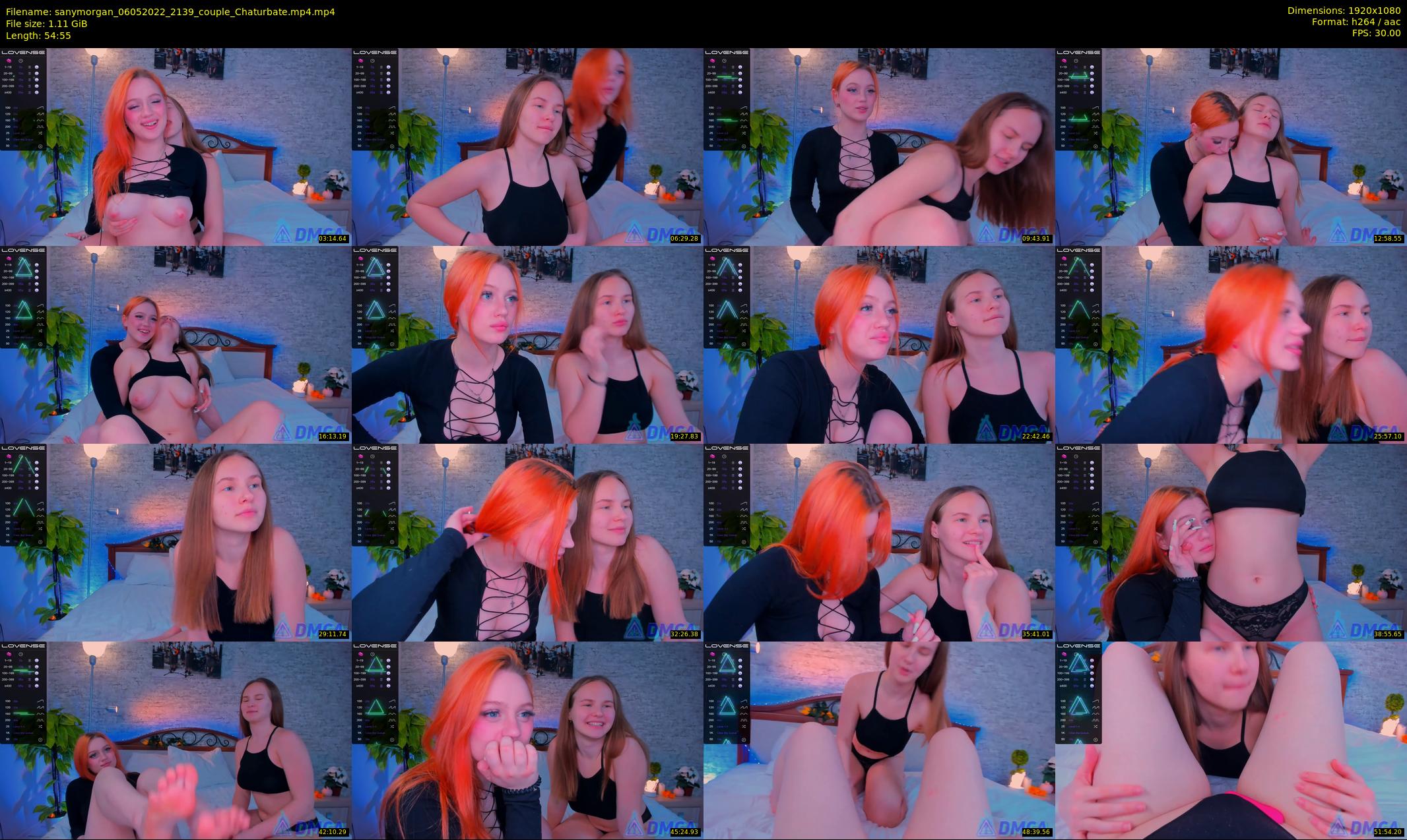 sanymorgan — 55 minute Chaturbate couple cam show recording, 1080p, May 6, 2022