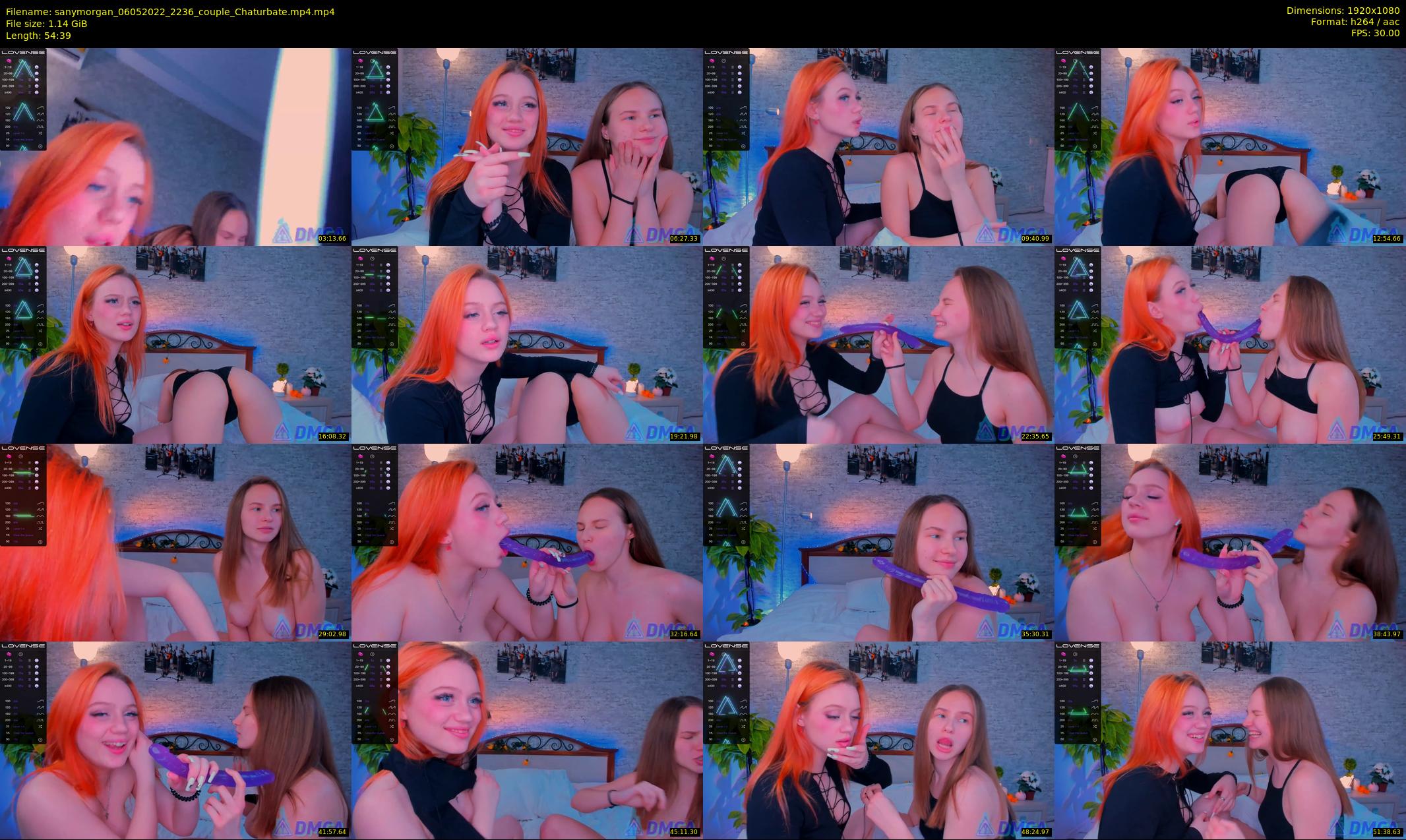 sanymorgan — 55 minute Chaturbate couple cam show recording, 1080p, May 6, 2022