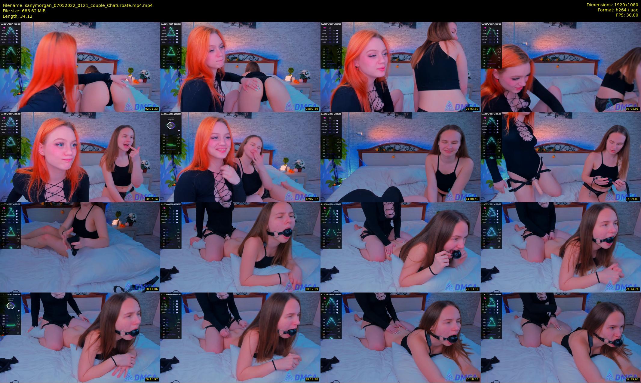 sanymorgan — 35 minute Chaturbate couple cam show recording, 1080p, May 7, 2022