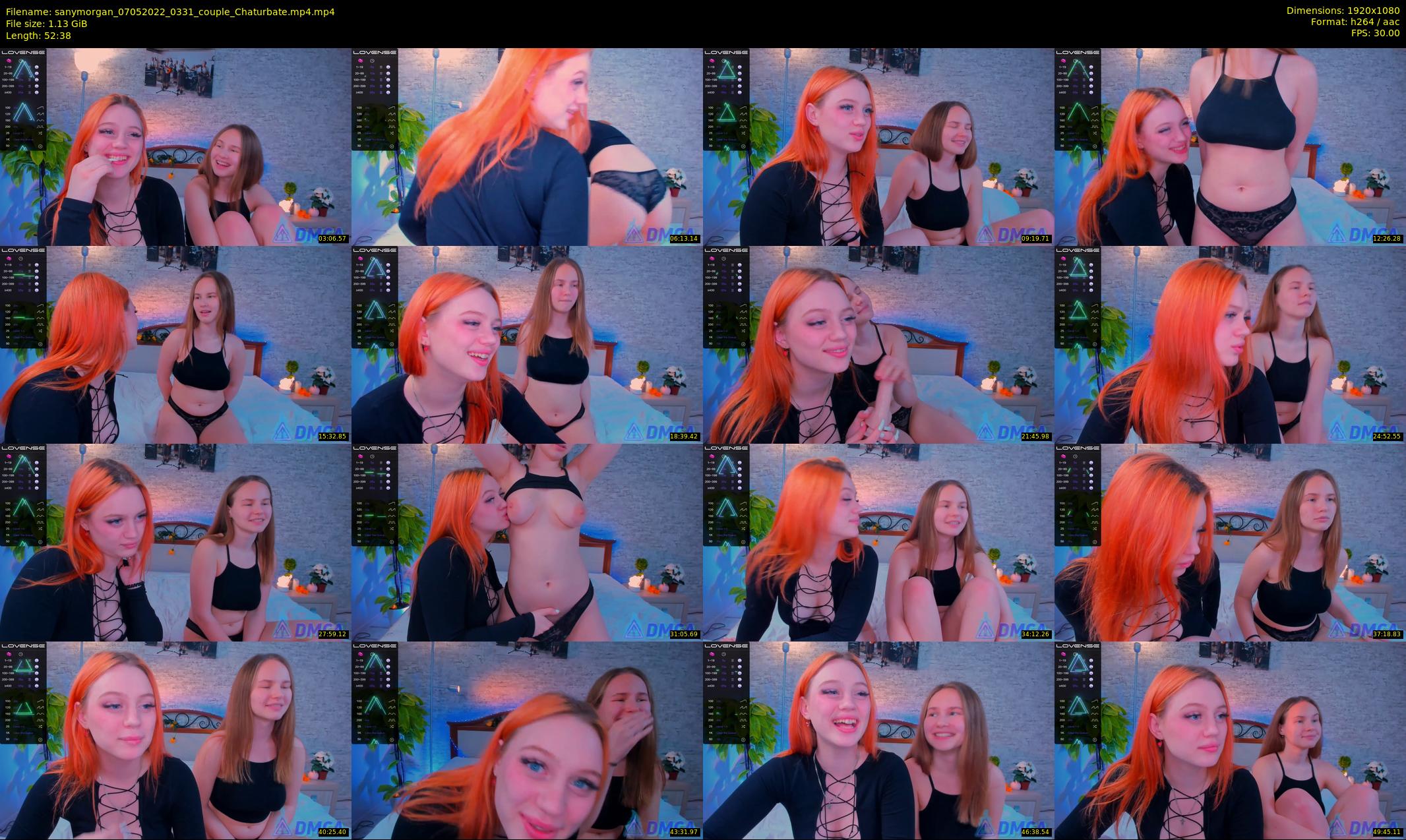 sanymorgan — 53 minute Chaturbate couple cam show recording, 1080p, May 7, 2022