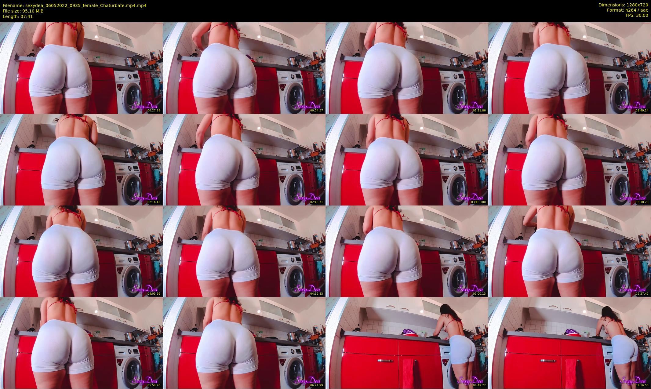sexydea — 8 minute Chaturbate female cam show recording, 720p, May 6, 2022