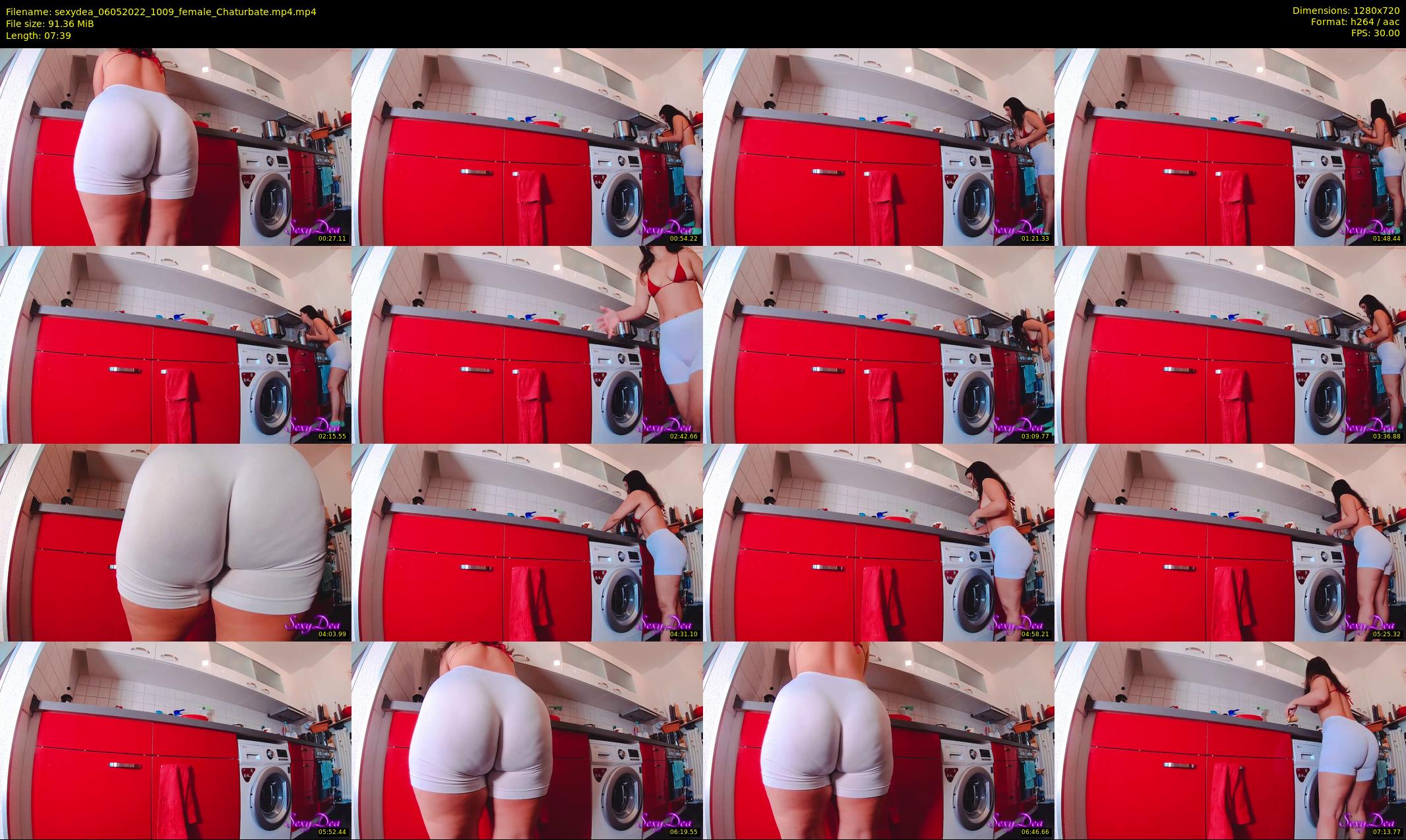 sexydea — 8 minute Chaturbate female cam show recording, 720p, May 6, 2022