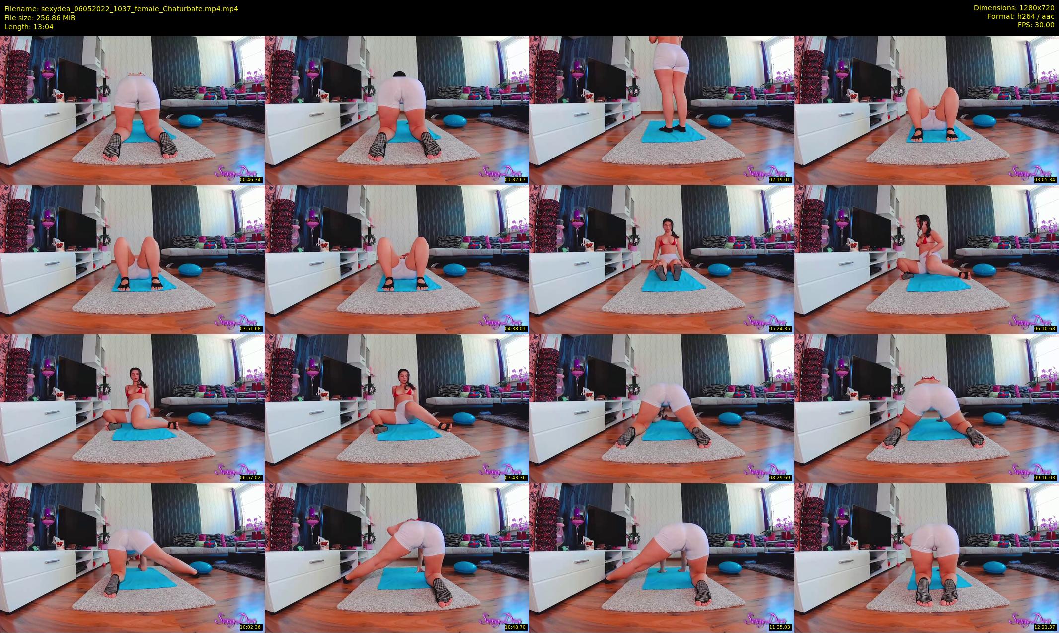 sexydea — 14 minute Chaturbate female cam show recording, 720p, May 6, 2022