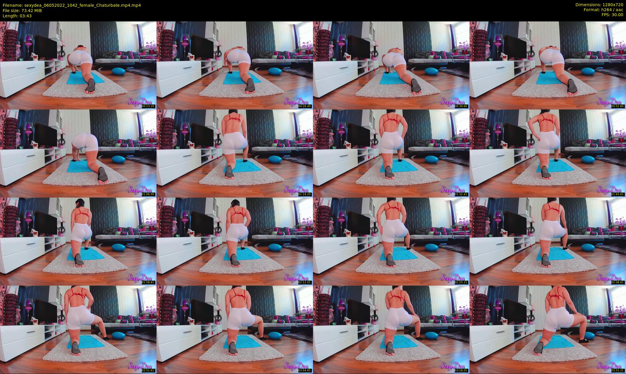 sexydea — 4 minute Chaturbate female cam show recording, 720p, May 6, 2022
