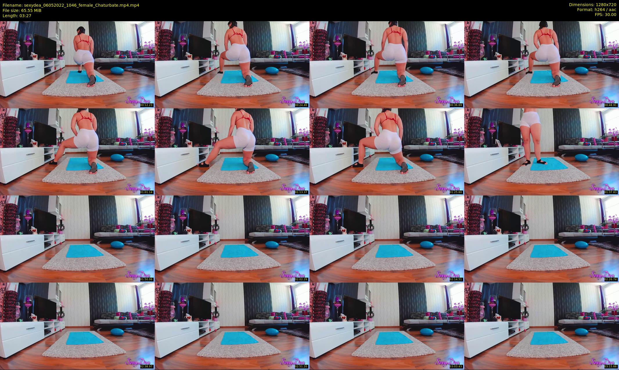 sexydea — 4 minute Chaturbate female cam show recording, 720p, May 6, 2022