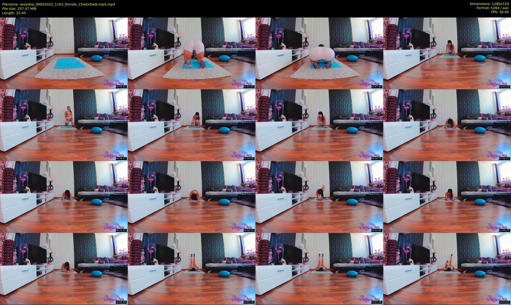 sexydea — 16 minute Chaturbate female cam show recording, 720p, May 6, 2022