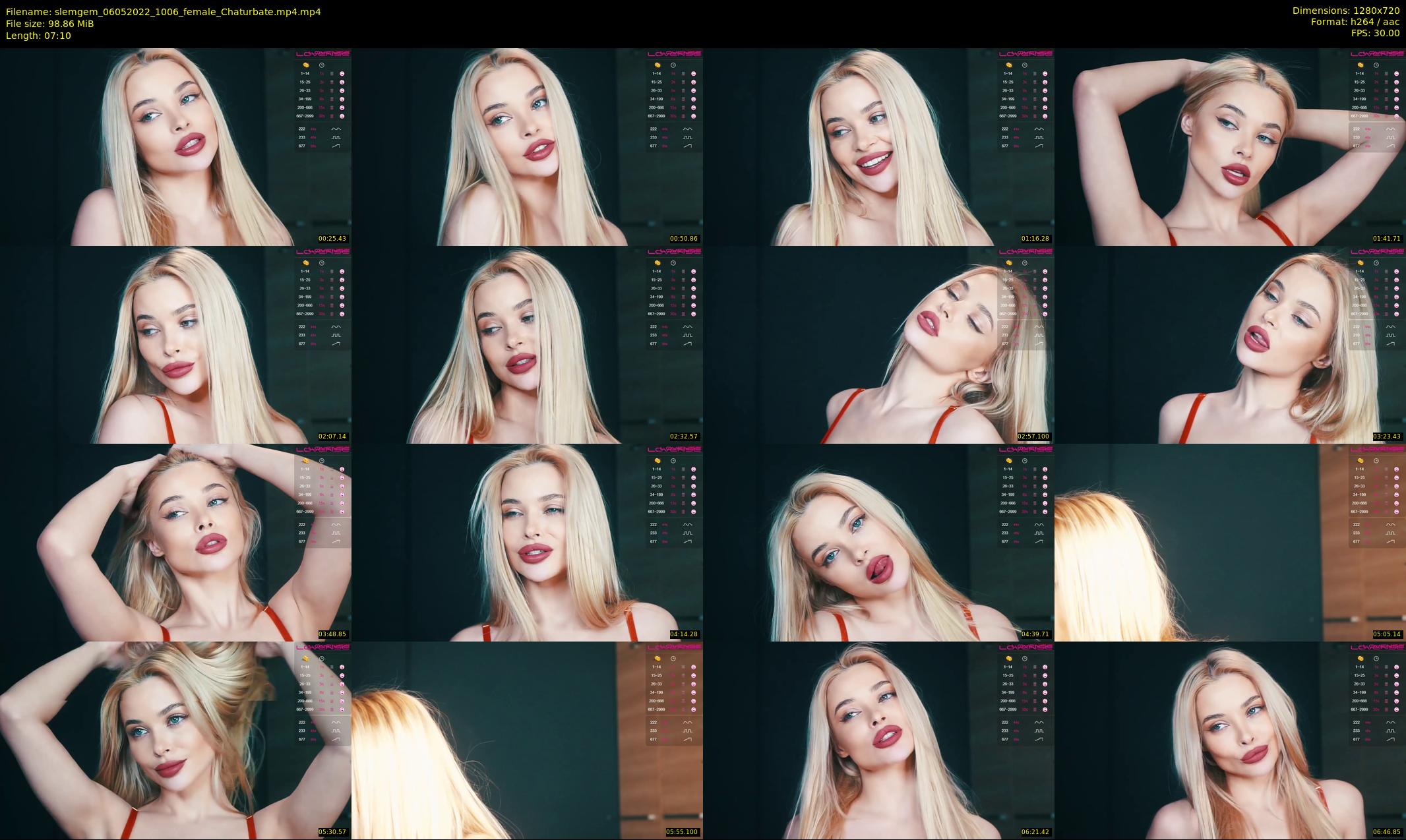 slemgem — 8 minute Chaturbate couple cam show recording, 720p, May 6, 2022