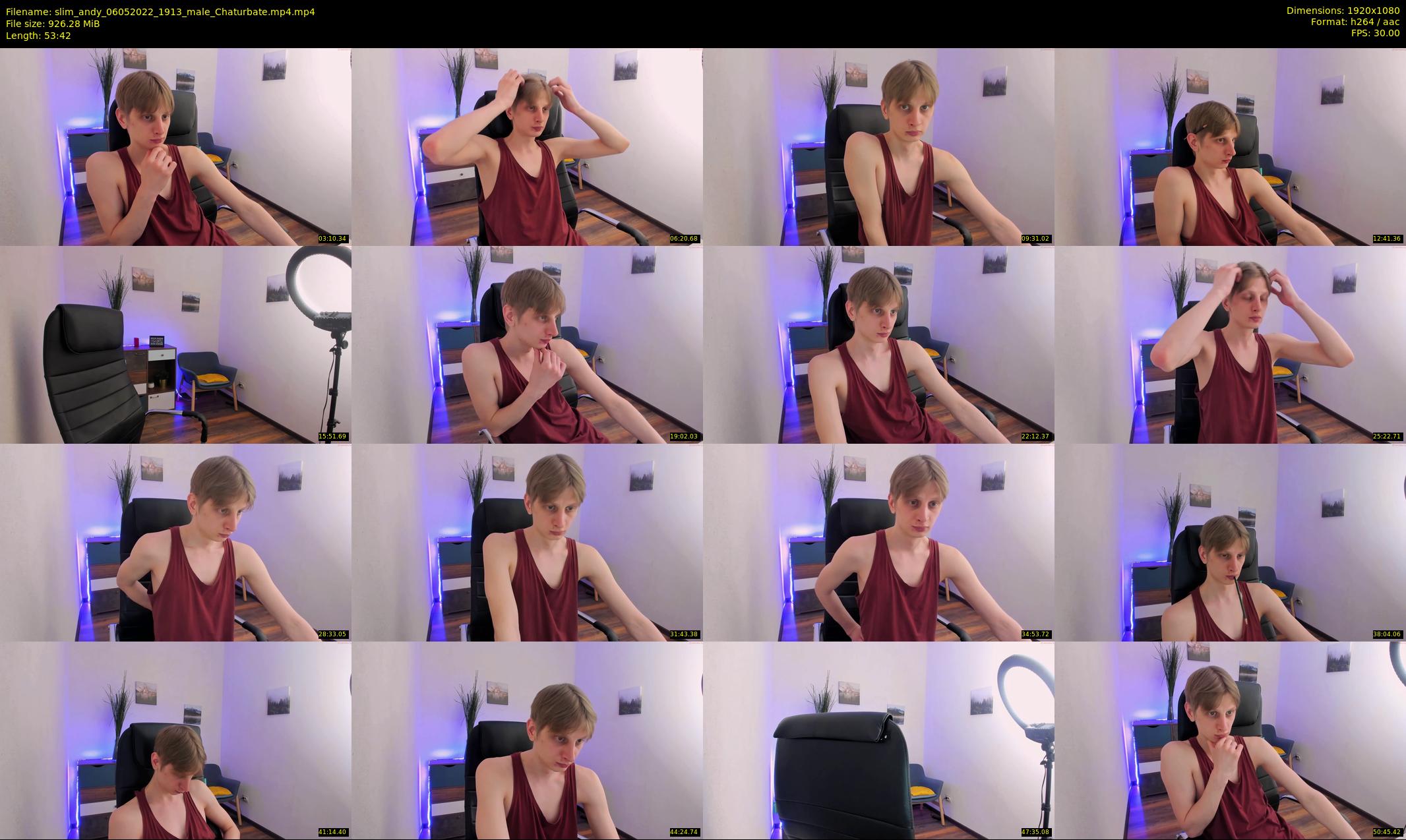 slim_andy — 54 minute Chaturbate male cam show recording, 1080p, May 6, 2022
