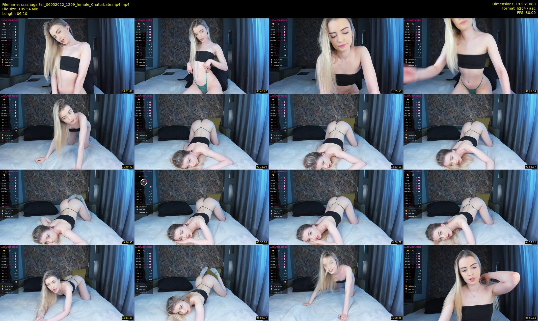 ssashagarter — 7 minute Chaturbate female cam show recording, 1080p, May 6, 2022
