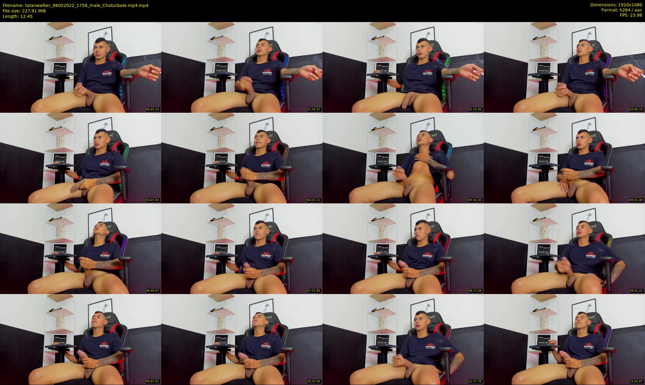 tatanwalker — 13 minute Chaturbate male cam show recording, 1080p, May 6, 2022