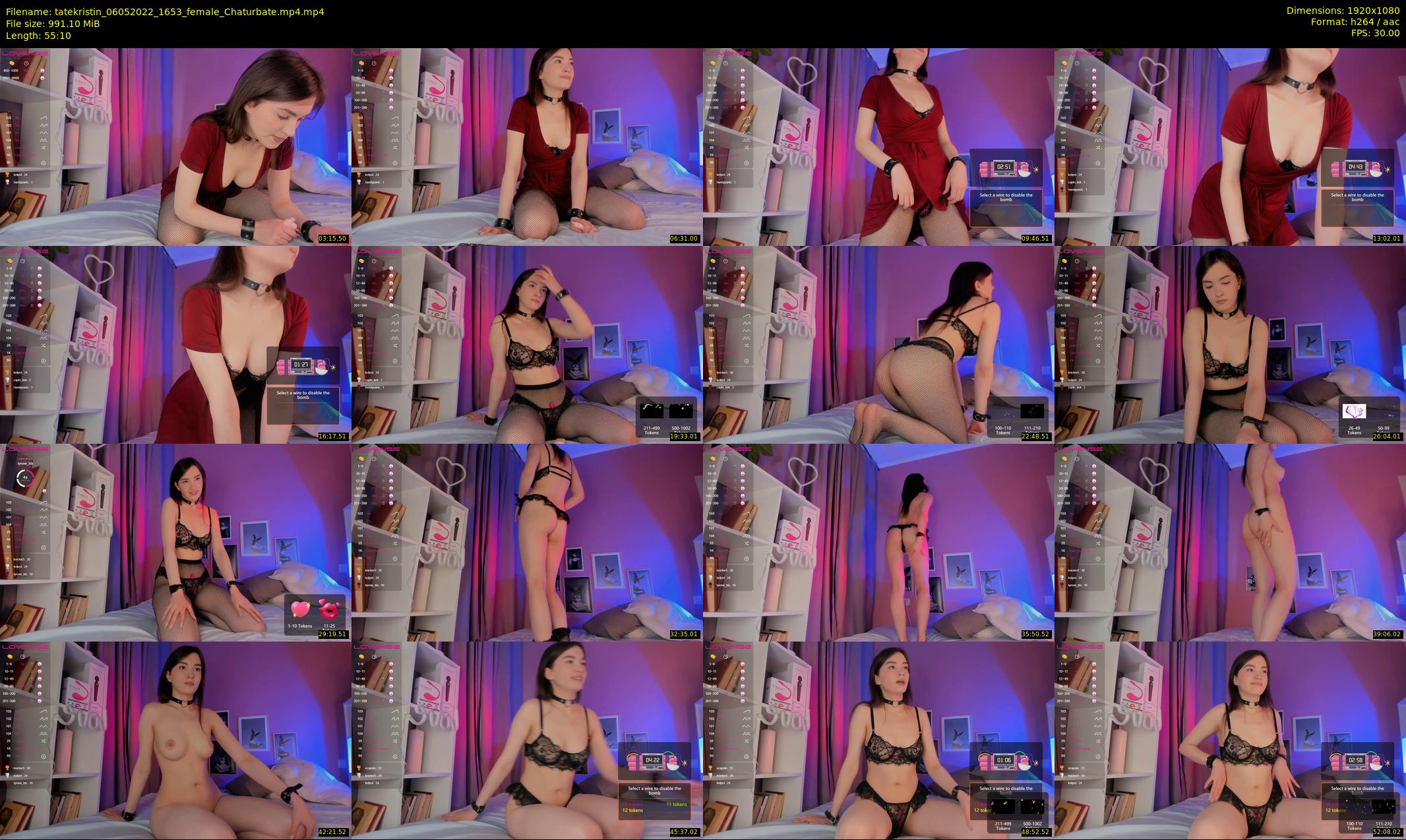 tatekristin — 56 minute Chaturbate female cam show recording, 1080p, May 6, 2022