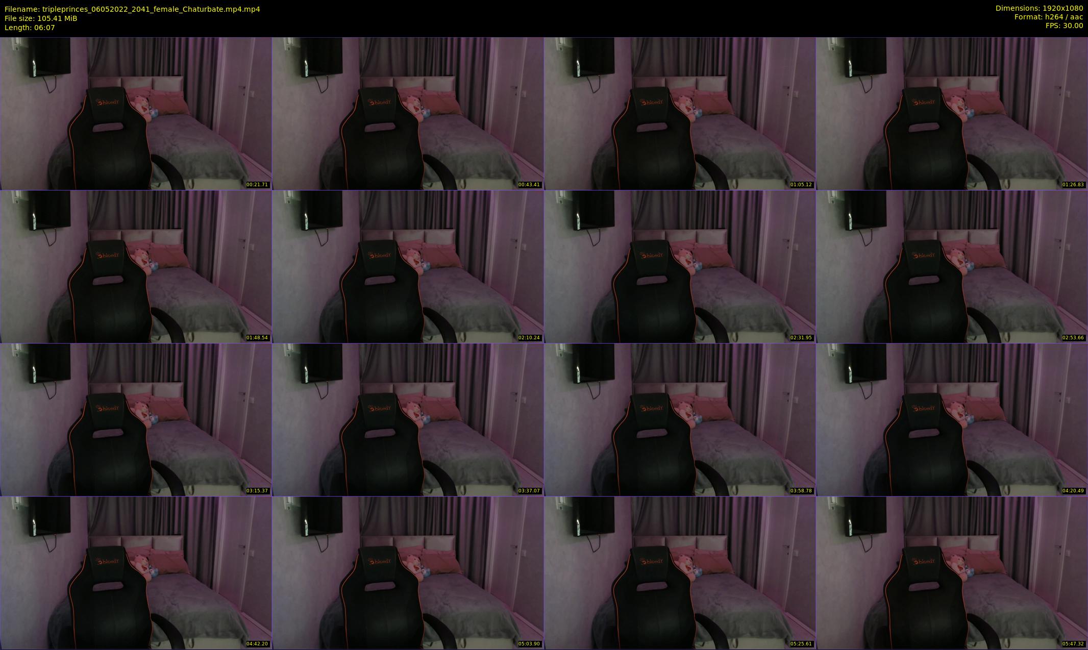 tripleprinces — 7 minute Chaturbate female cam show recording, 1080p, May 6, 2022