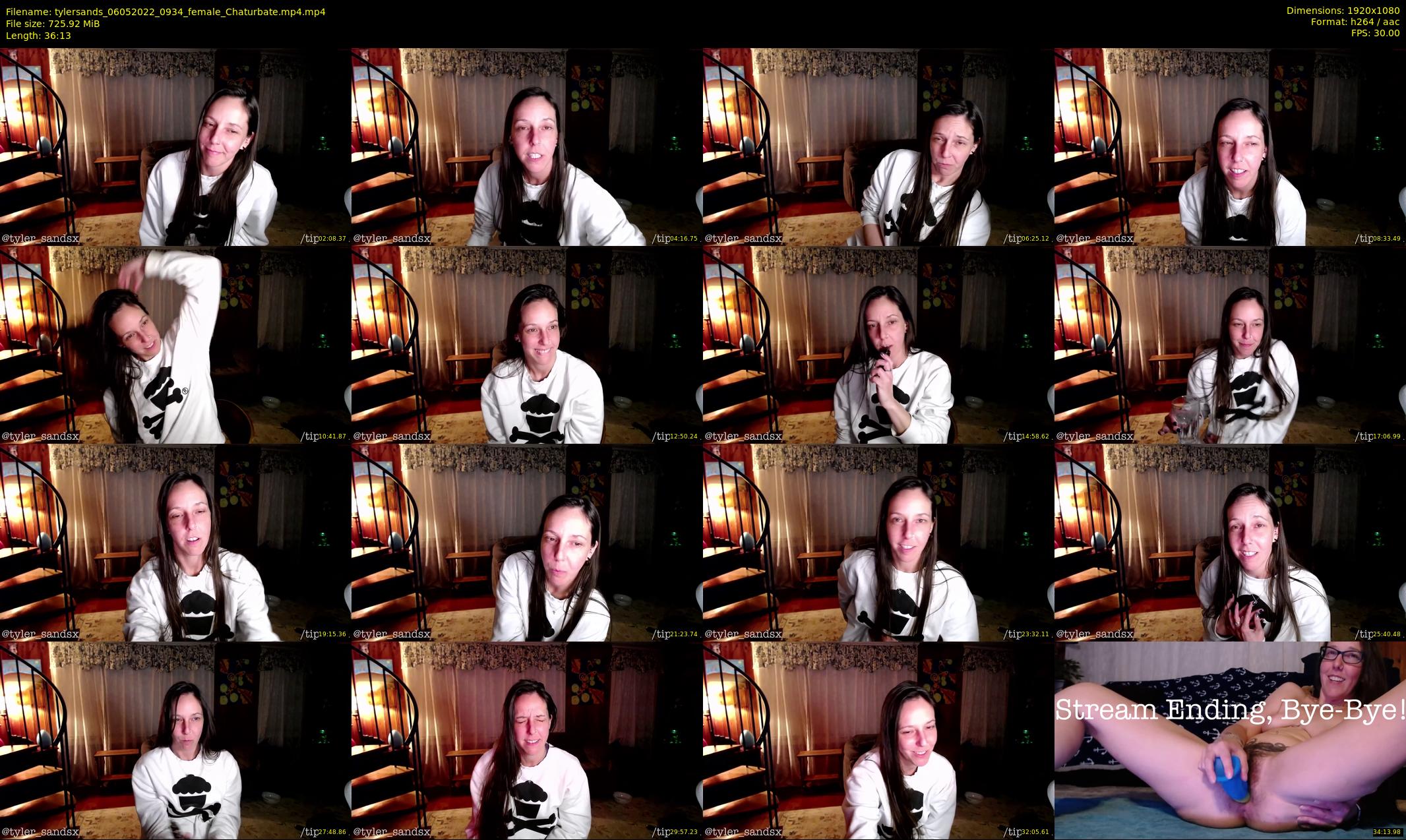 tylersands — 37 minute Chaturbate female cam show recording, 1080p, May 6, 2022