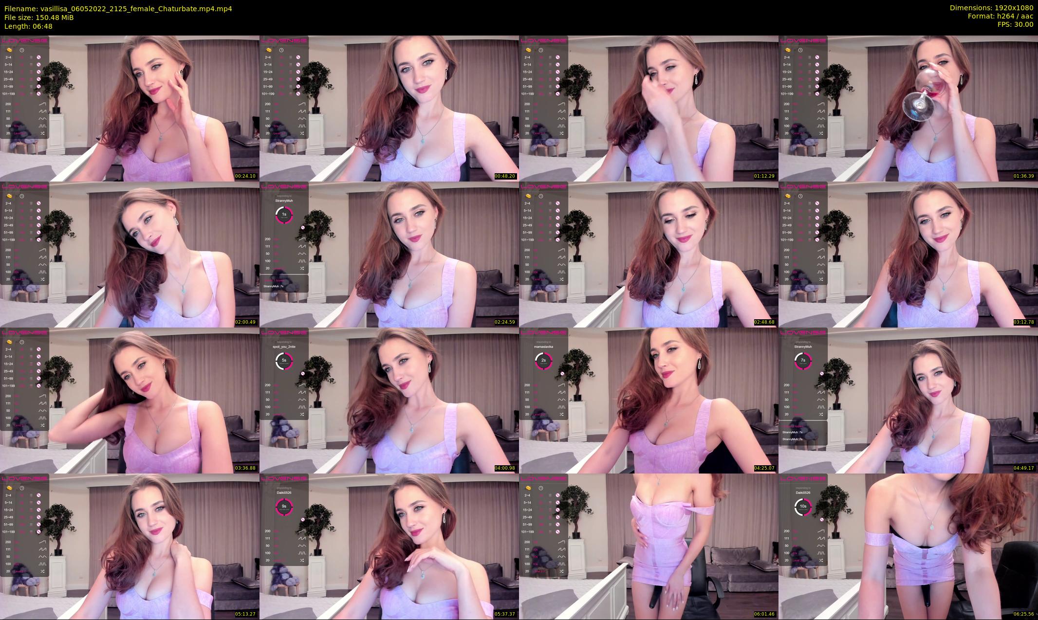 vasillisa — 7 minute Chaturbate female cam show recording, 1080p, May 6, 2022