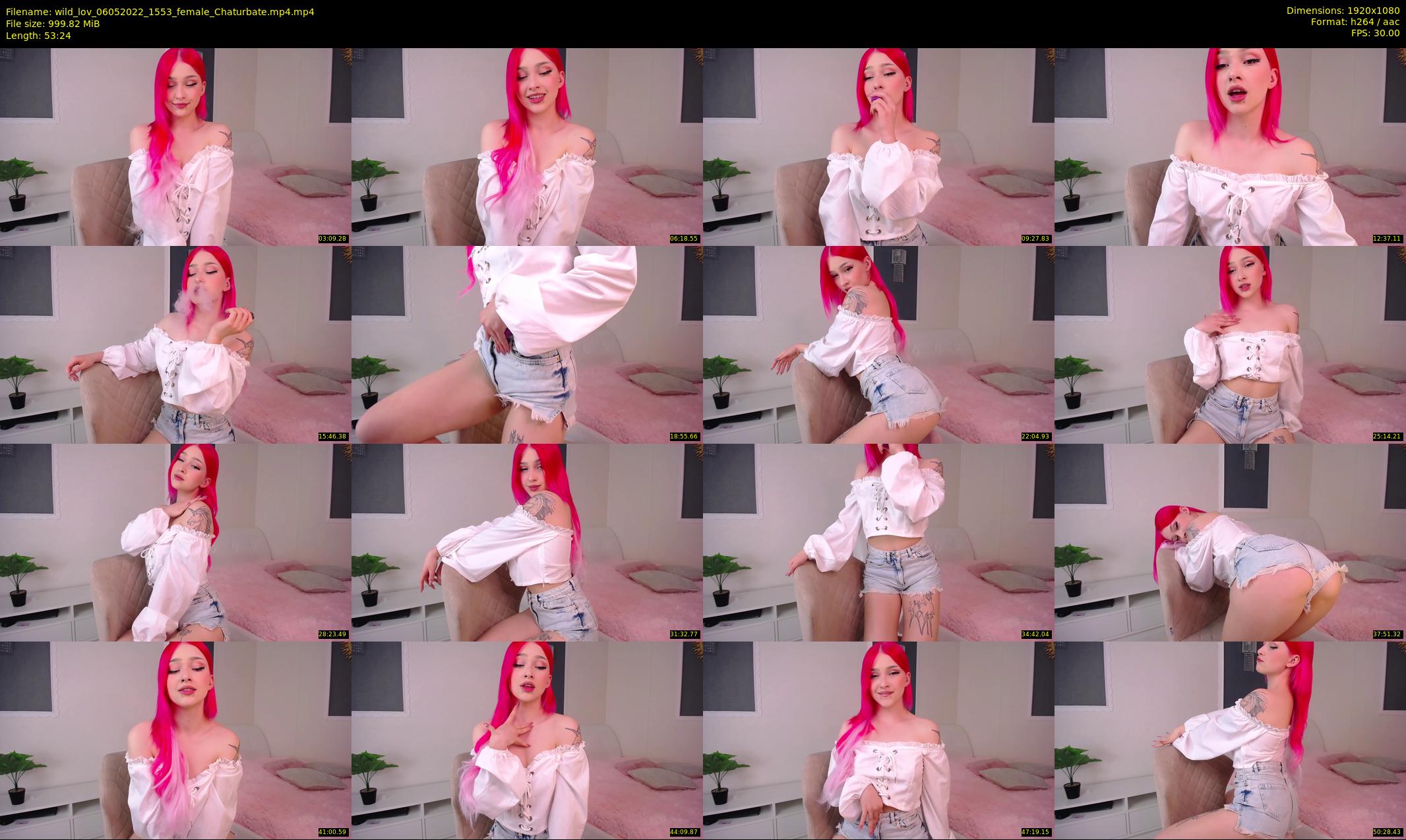 wild_lov — 54 minute Chaturbate female cam show recording, 1080p, May 6, 2022
