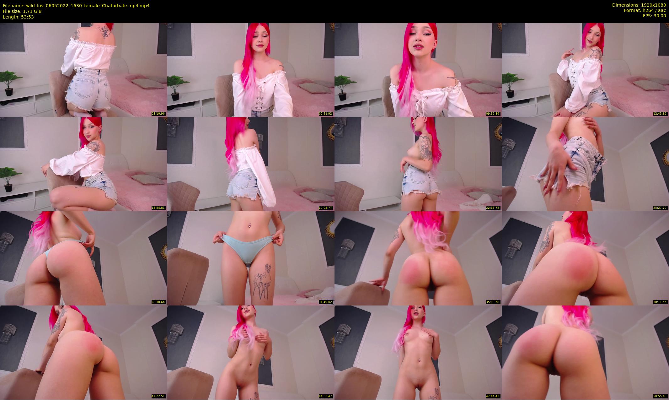 wild_lov — 54 minute Chaturbate female cam show recording, 1080p, May 6, 2022