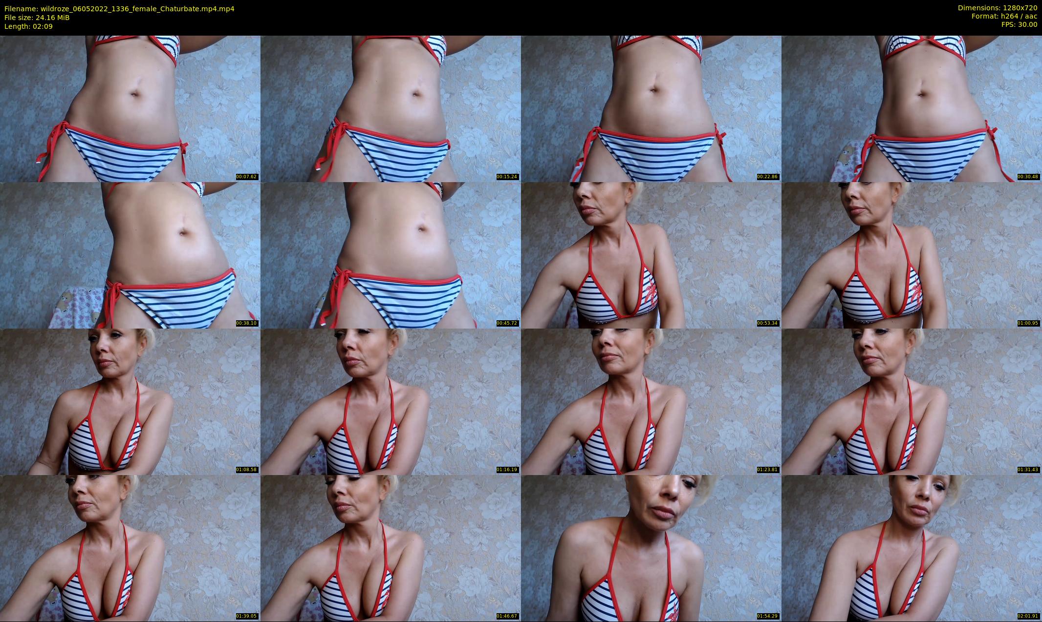 wildroze — 3 minute Chaturbate female cam show recording, 720p, May 6, 2022