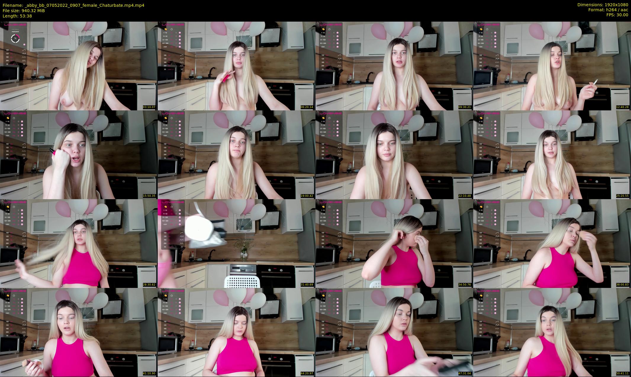 _abby_bb — 54 minute Chaturbate female cam show recording, 1080p, May 7, 2022