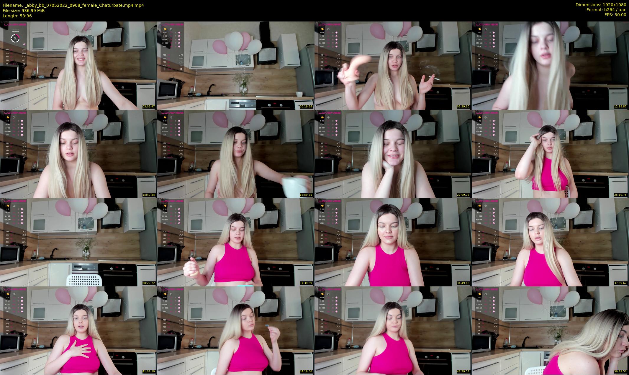 _abby_bb — 54 minute Chaturbate female cam show recording, 1080p, May 7, 2022