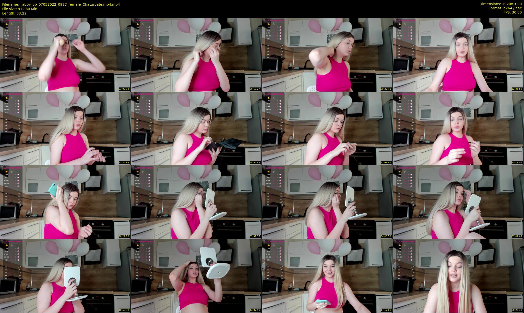 _abby_bb — 54 minute Chaturbate female cam show recording, 1080p, May 7, 2022