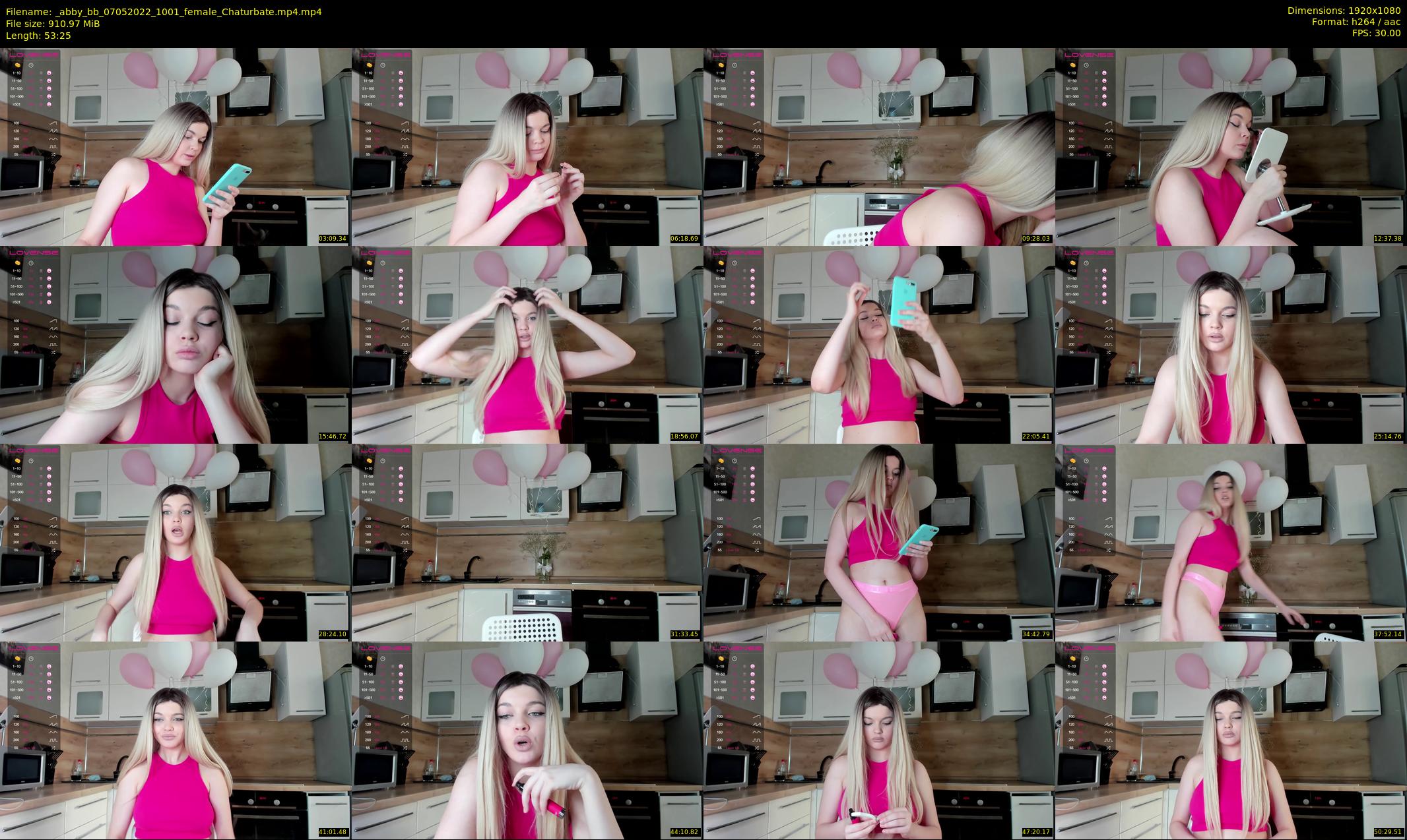 _abby_bb — 54 minute Chaturbate female cam show recording, 1080p, May 7, 2022