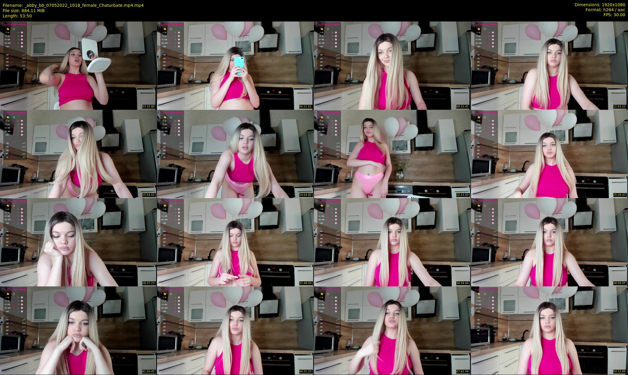 _abby_bb — 54 minute Chaturbate female cam show recording, 1080p, May 7, 2022