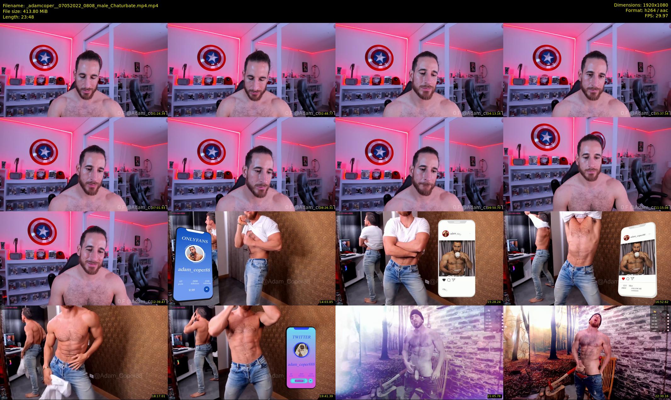 _adamcoper_ — 24 minute Chaturbate male cam show recording, 1080p, May 7, 2022