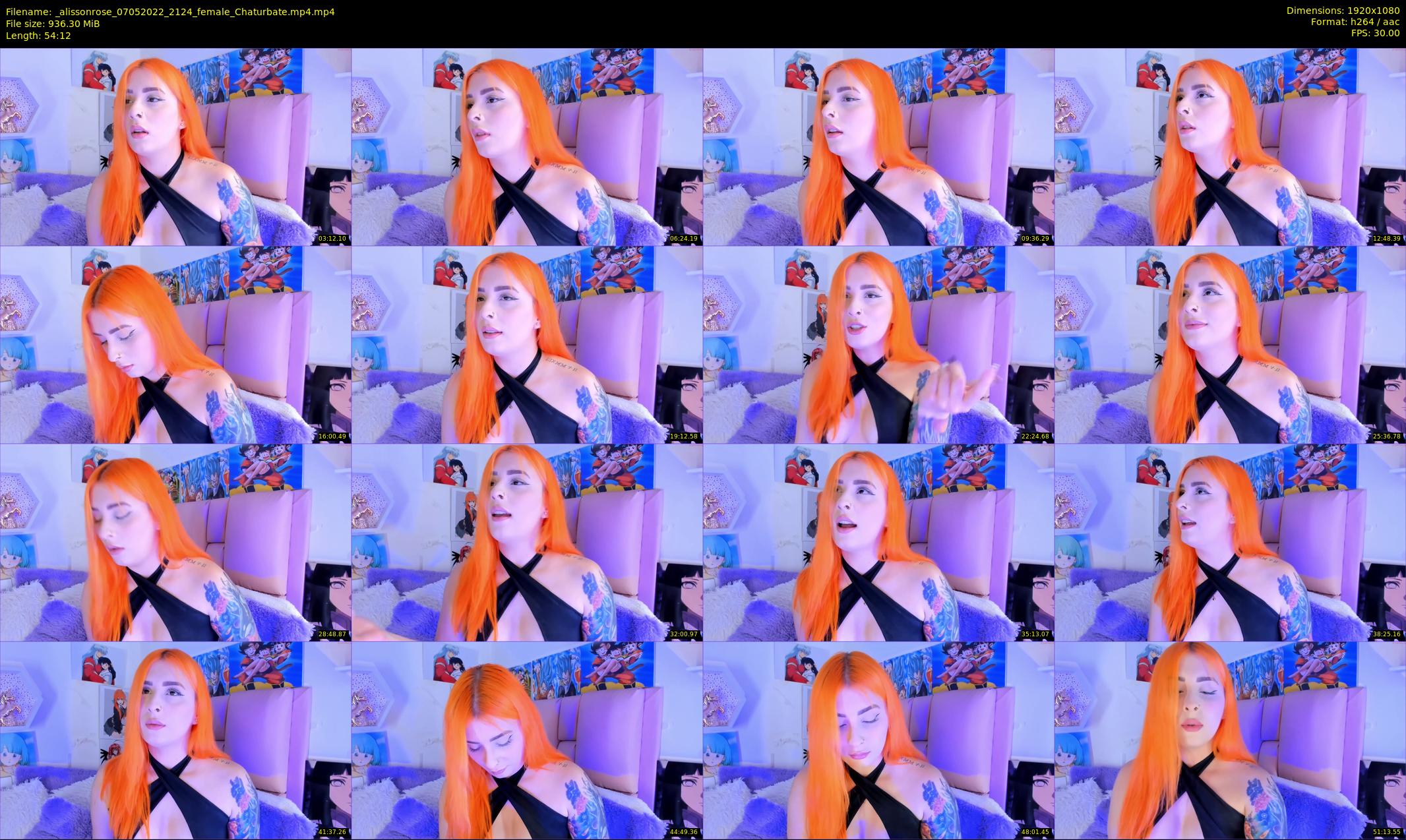 _alissonrose — 55 minute Chaturbate female cam show recording, 1080p, May 7, 2022