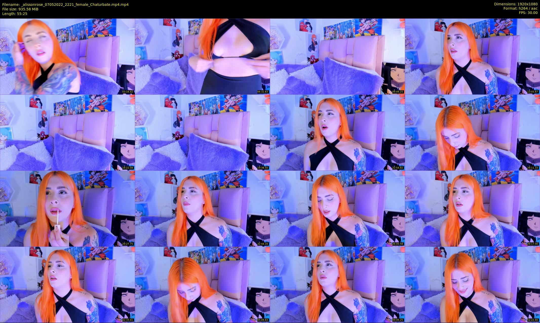_alissonrose — 56 minute Chaturbate female cam show recording, 1080p, May 7, 2022