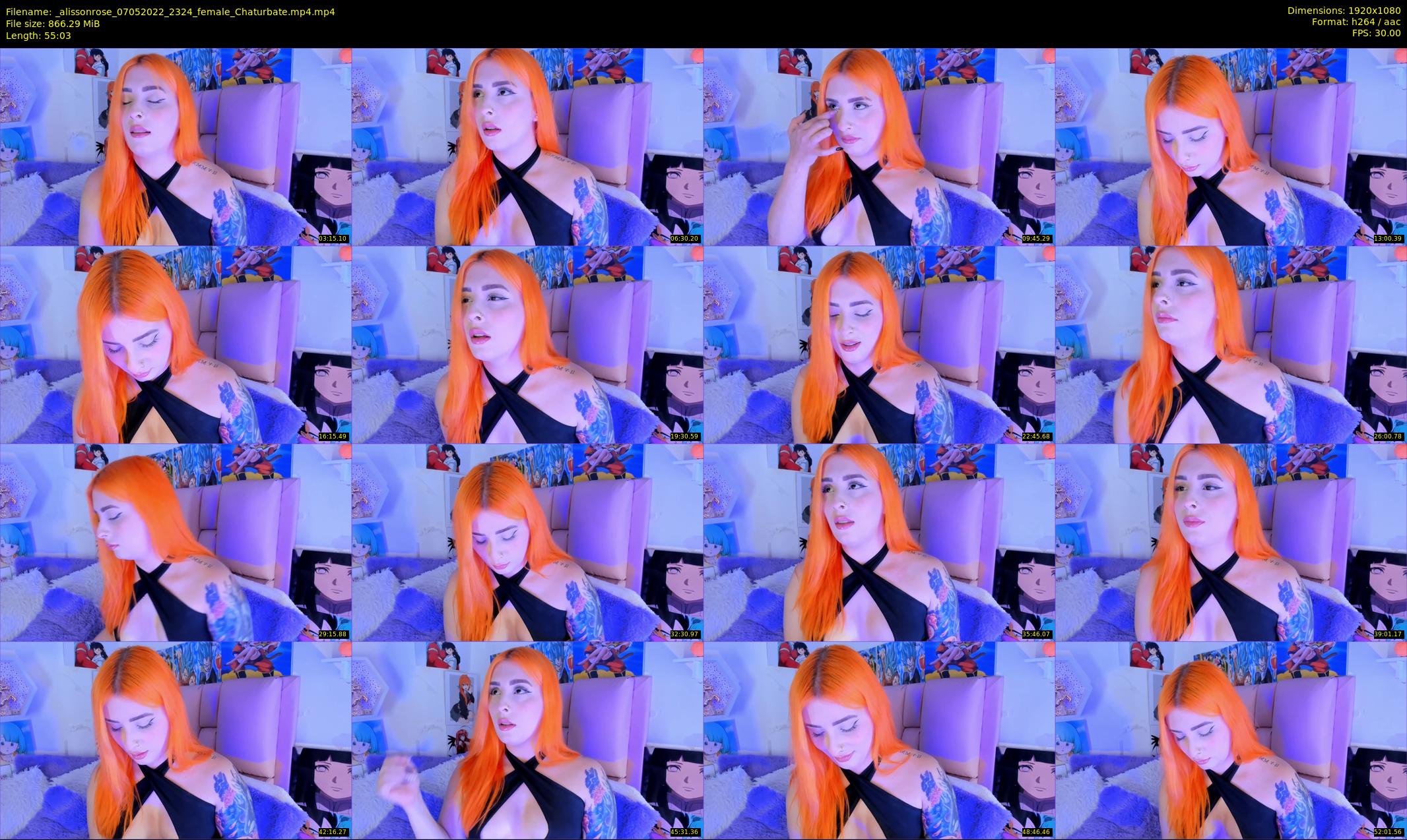 _alissonrose — 56 minute Chaturbate female cam show recording, 1080p, May 7, 2022