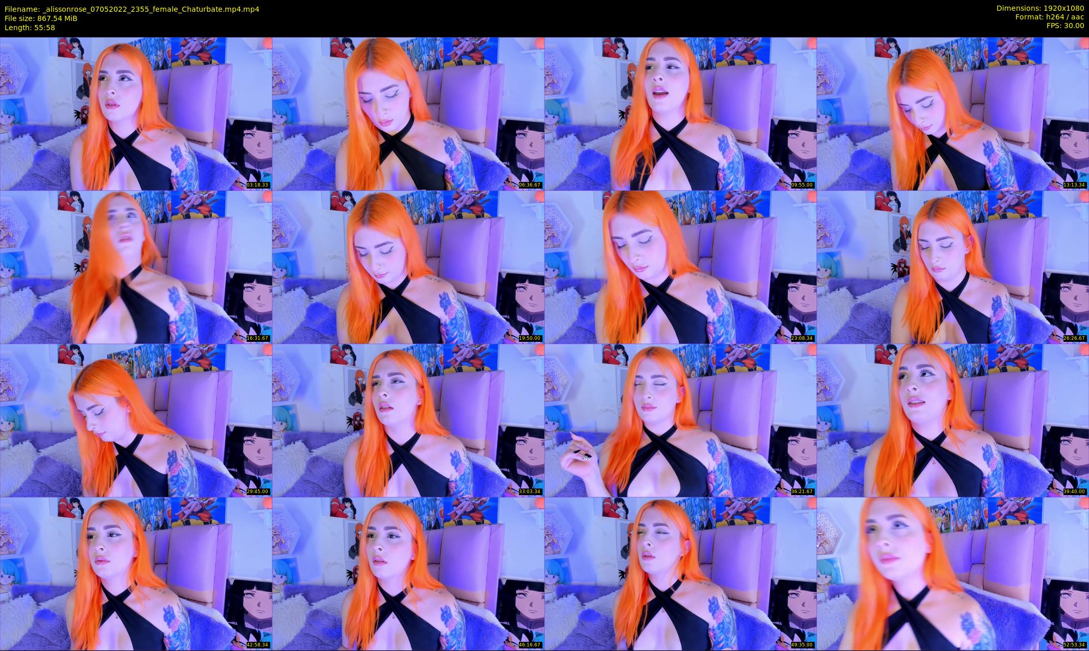 _alissonrose — 56 minute Chaturbate female cam show recording, 1080p, May 7, 2022