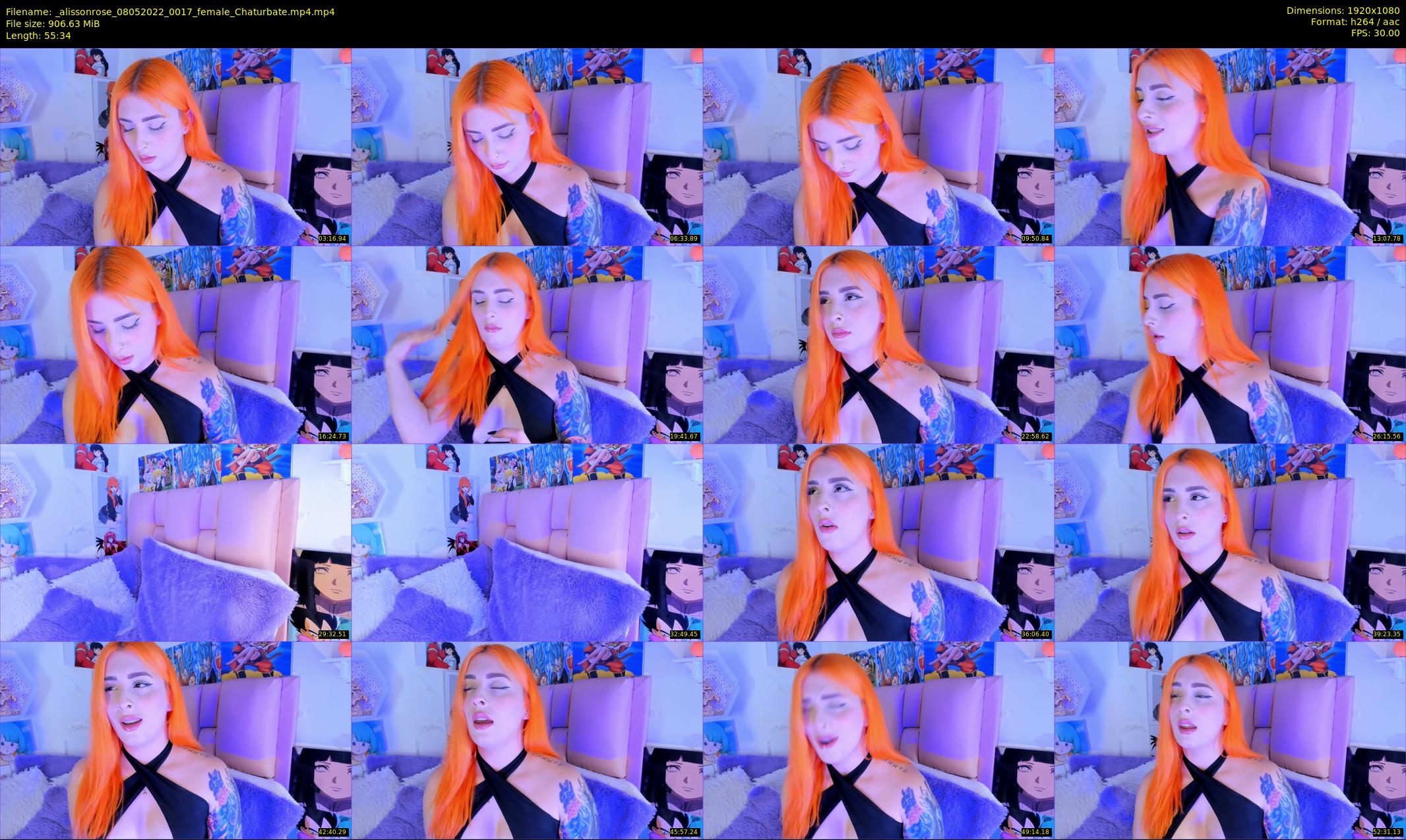 _alissonrose — 56 minute Chaturbate female cam show recording, 1080p, May 8, 2022