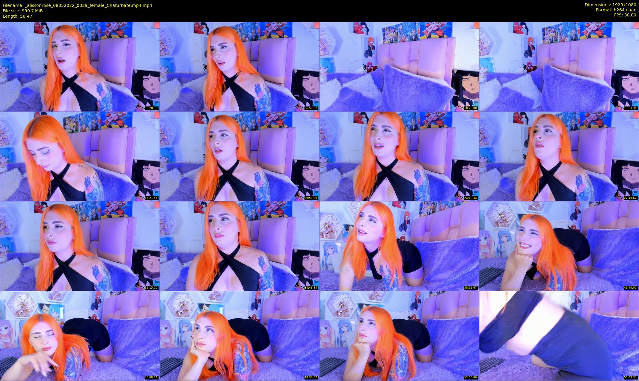 _alissonrose — 59 minute Chaturbate female cam show recording, 1080p, May 8, 2022