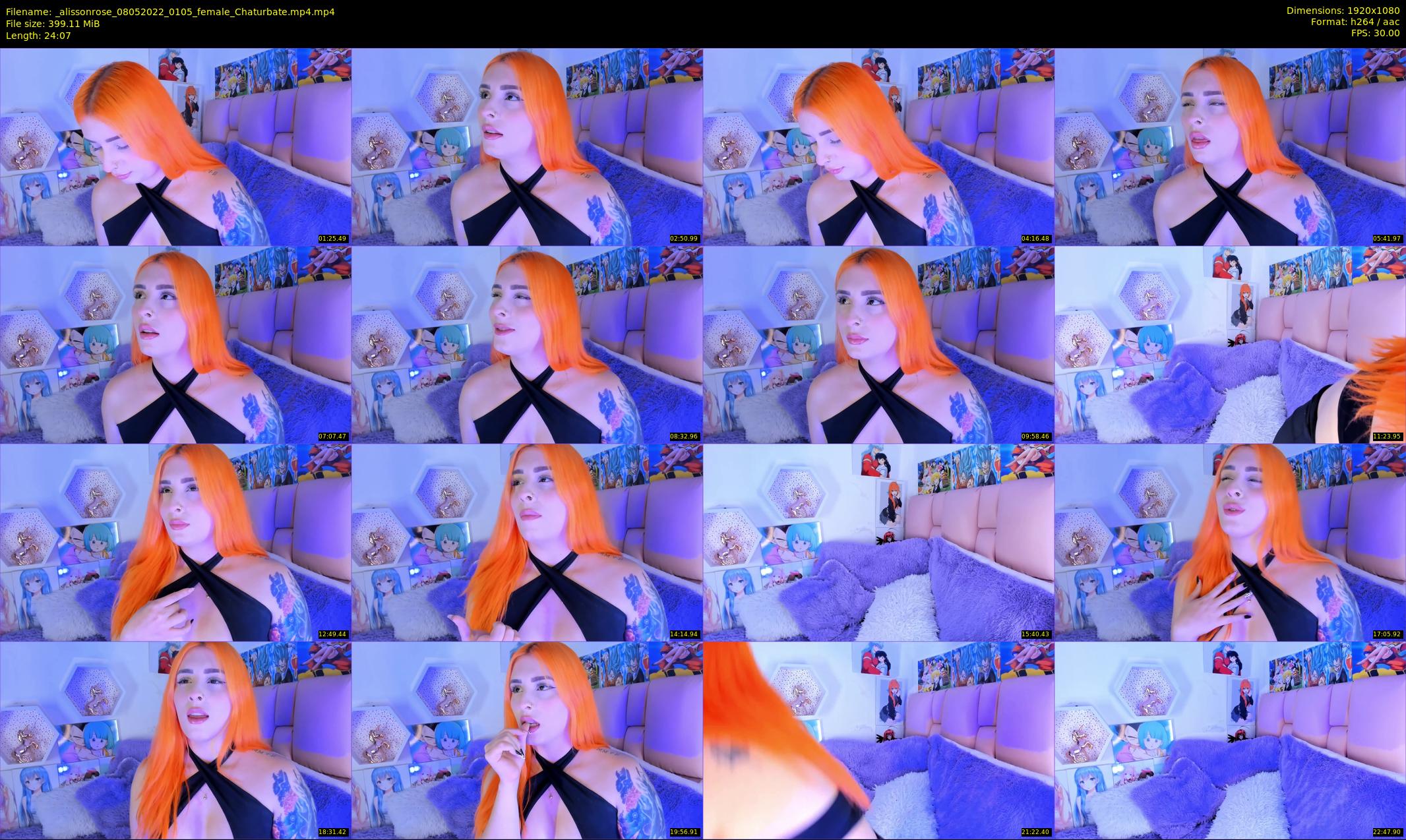 _alissonrose — 25 minute Chaturbate female cam show recording, 1080p, May 8, 2022
