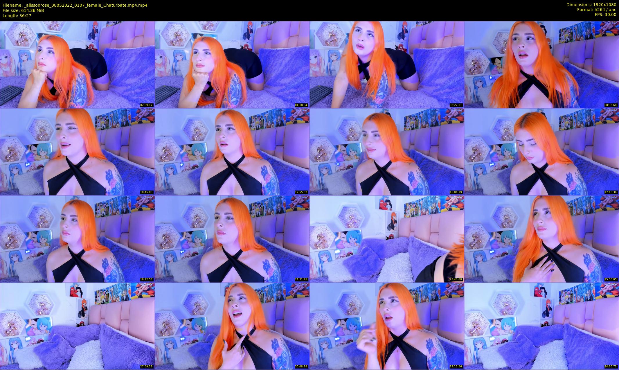 _alissonrose — 37 minute Chaturbate female cam show recording, 1080p, May 8, 2022