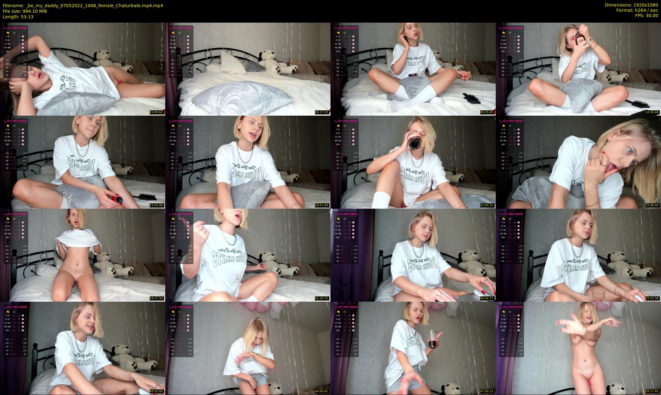 _be_my_daddy — 54 minute Chaturbate female cam show recording, 1080p, May 7, 2022