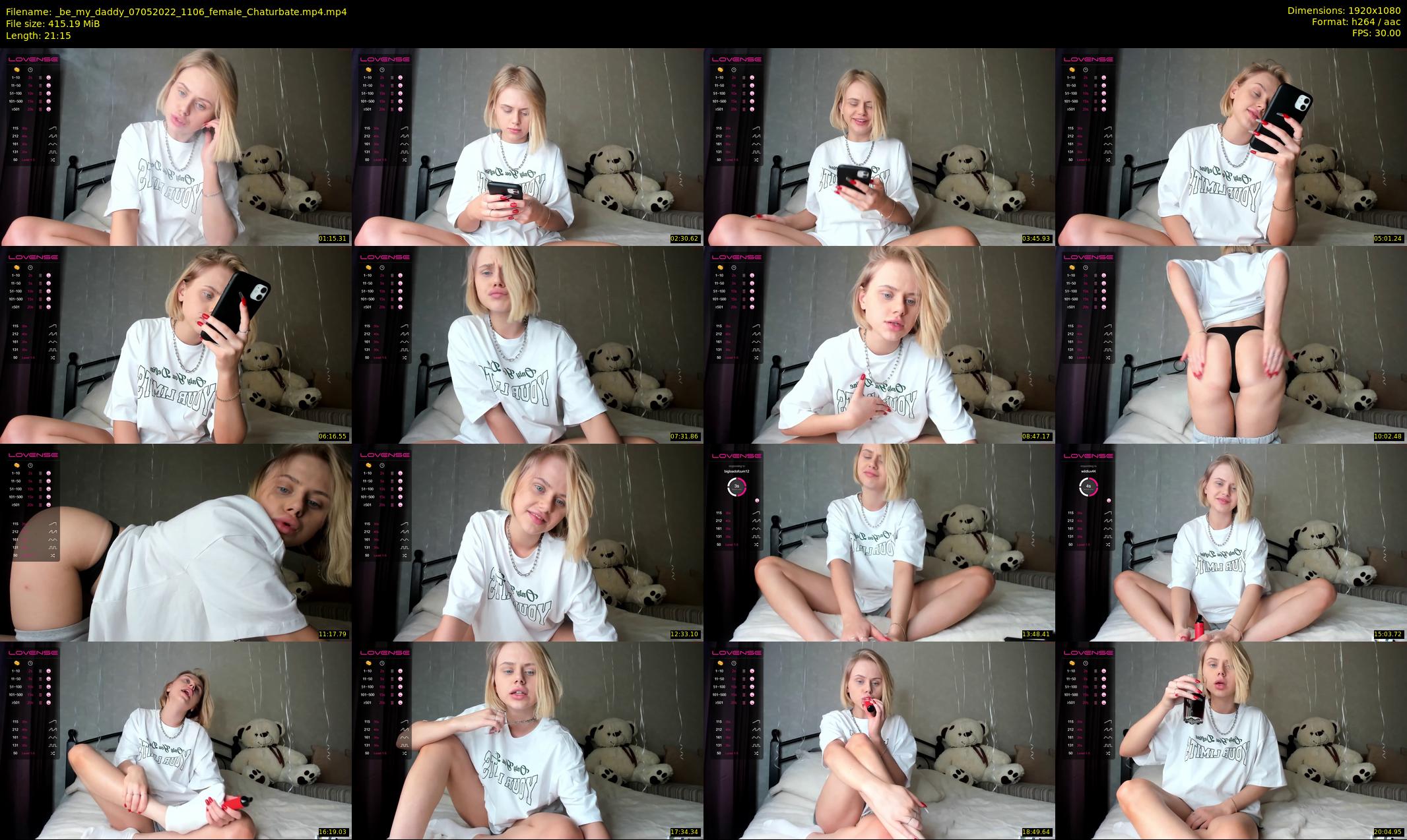 _be_my_daddy — 22 minute Chaturbate female cam show recording, 1080p, May 7, 2022