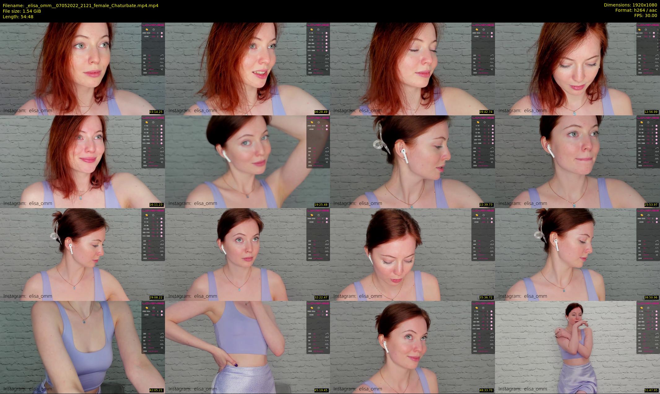 _elisa_omm_ — 55 minute Chaturbate female cam show recording, 1080p, May 7, 2022