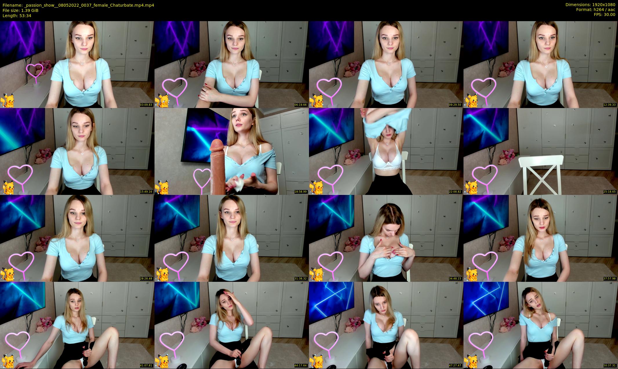 _passion_show_ — 54 minute Chaturbate couple cam show recording, 1080p, May 8, 2022