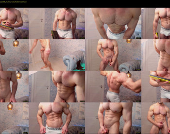 adam_muscle_ — 55 minute Chaturbate male cam show recording, 1080p, May 7, 2022